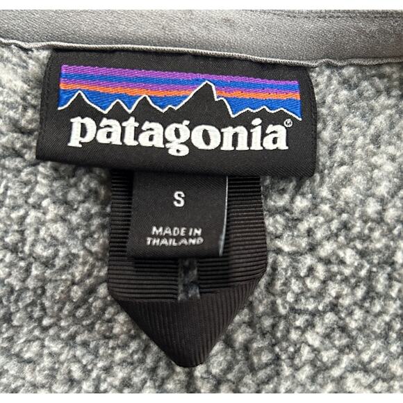 Patagonia Better Sweater 1/4 Zip Long Sleeve Pullover Jacket Gray Small - Picture 5 of 6